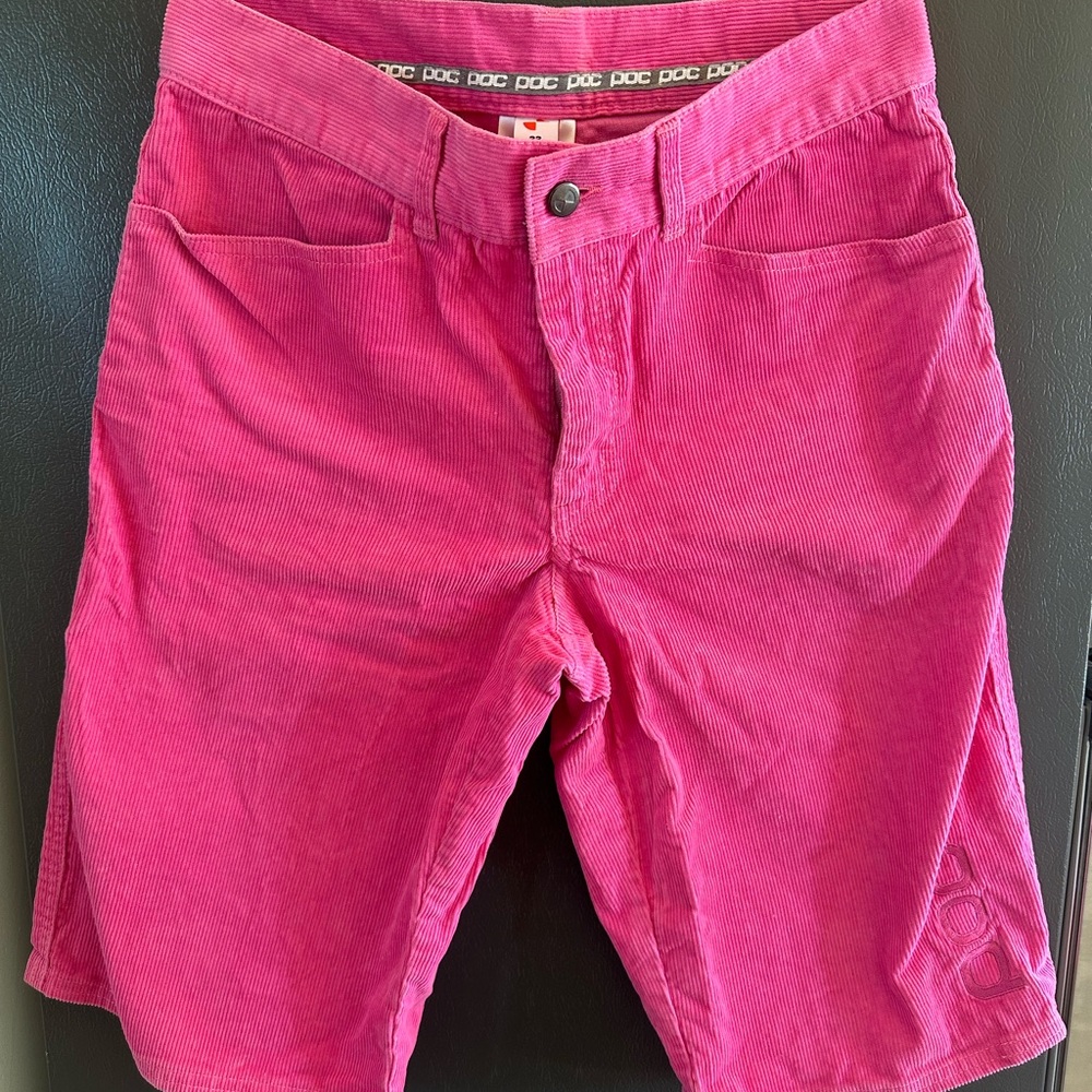POC Pink Corduroy Shorts